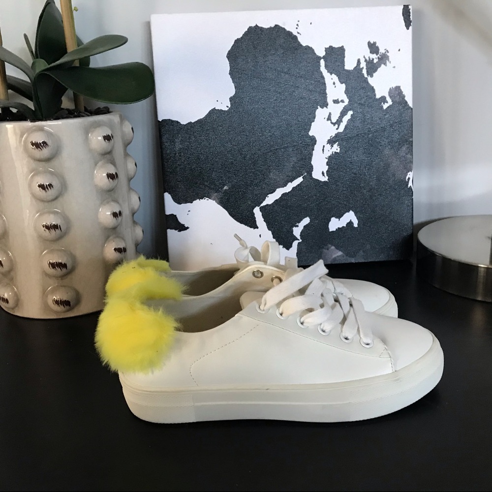 Steve Madden Furry Sneakers